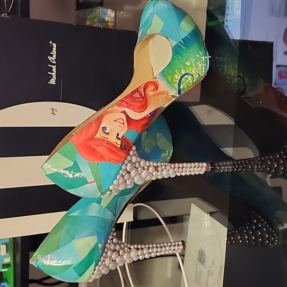 Custom womens little mermaid heels - Picture 5 of 8